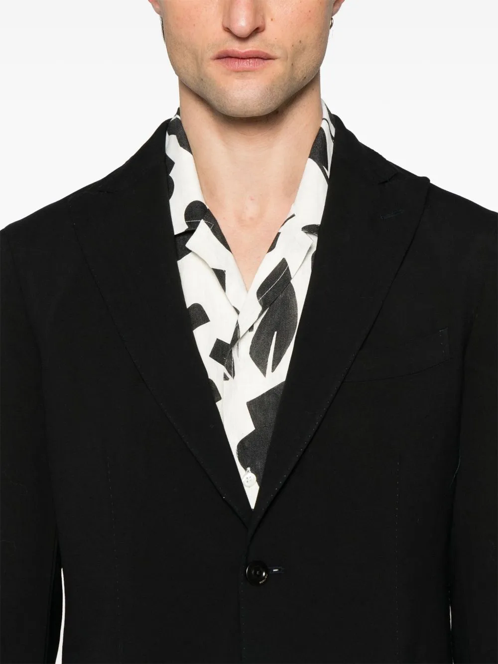Boglioli Single Breasted Two Button Navy Blue Suit