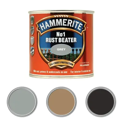 Hammerite No.1 Rust Beater Paint 250ml - All Colours