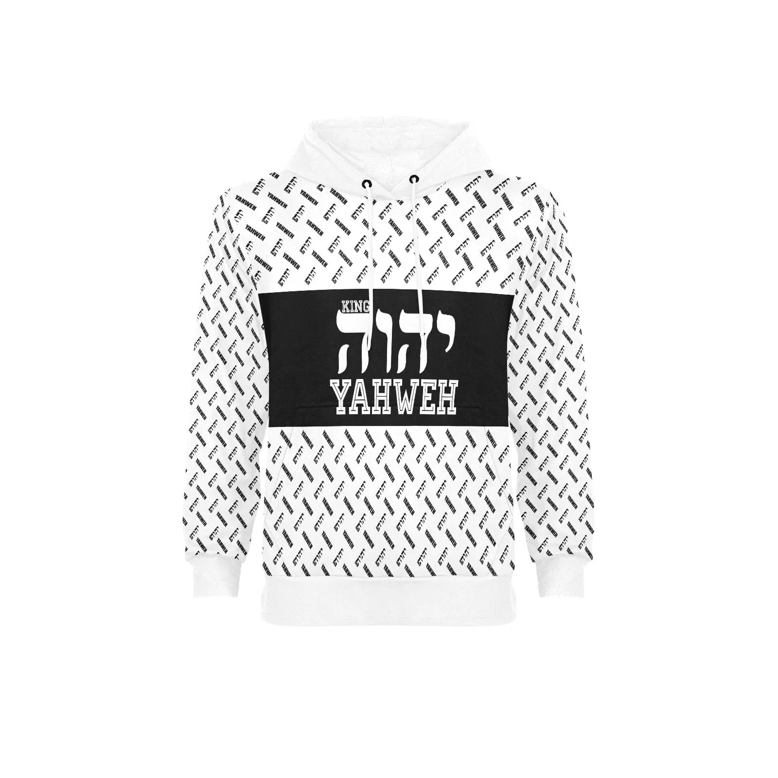 King YAHWEH Swag Men's Long Sleeve Fleece Hoodie