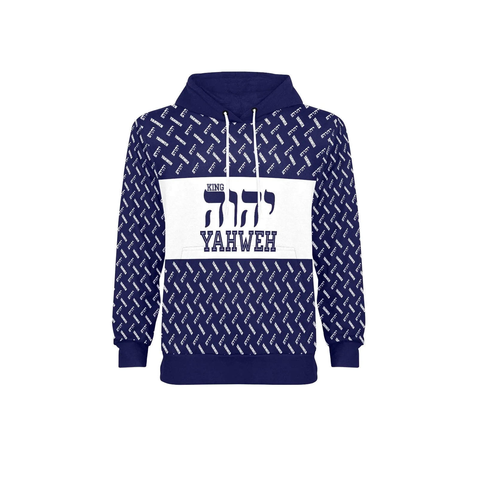 King YAHWEH Swag Men's Long Sleeve Fleece Hoodie