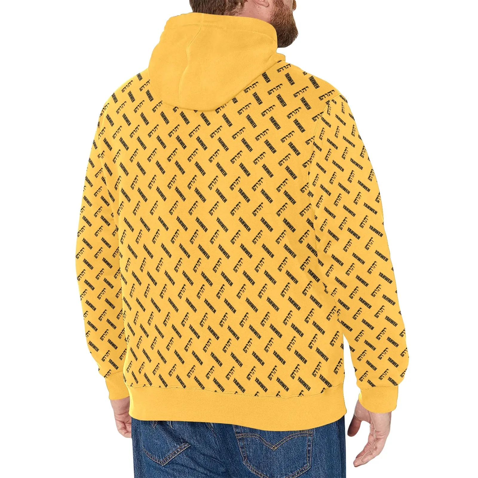 King YAHWEH Swag Men's Long Sleeve Fleece Hoodie