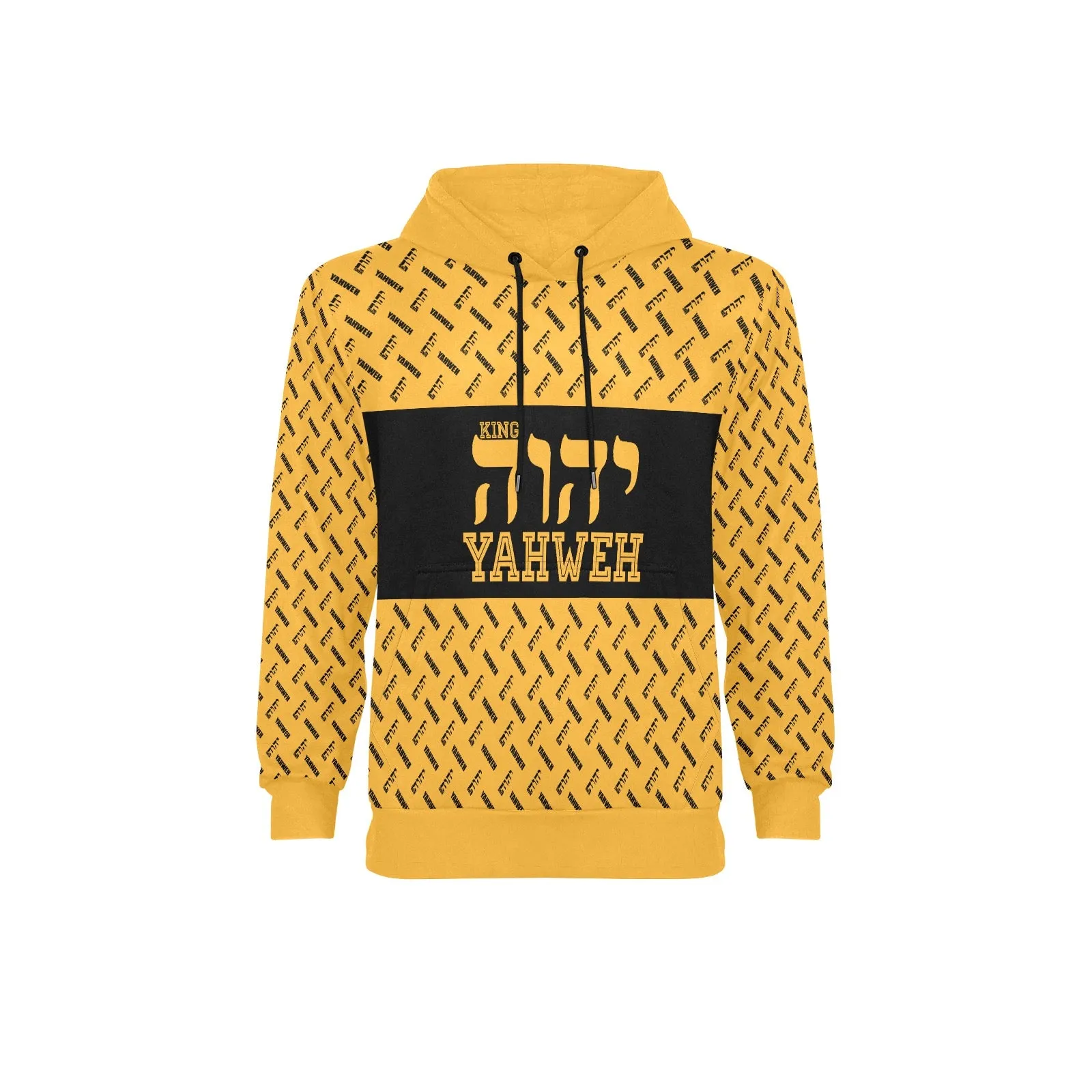 King YAHWEH Swag Men's Long Sleeve Fleece Hoodie