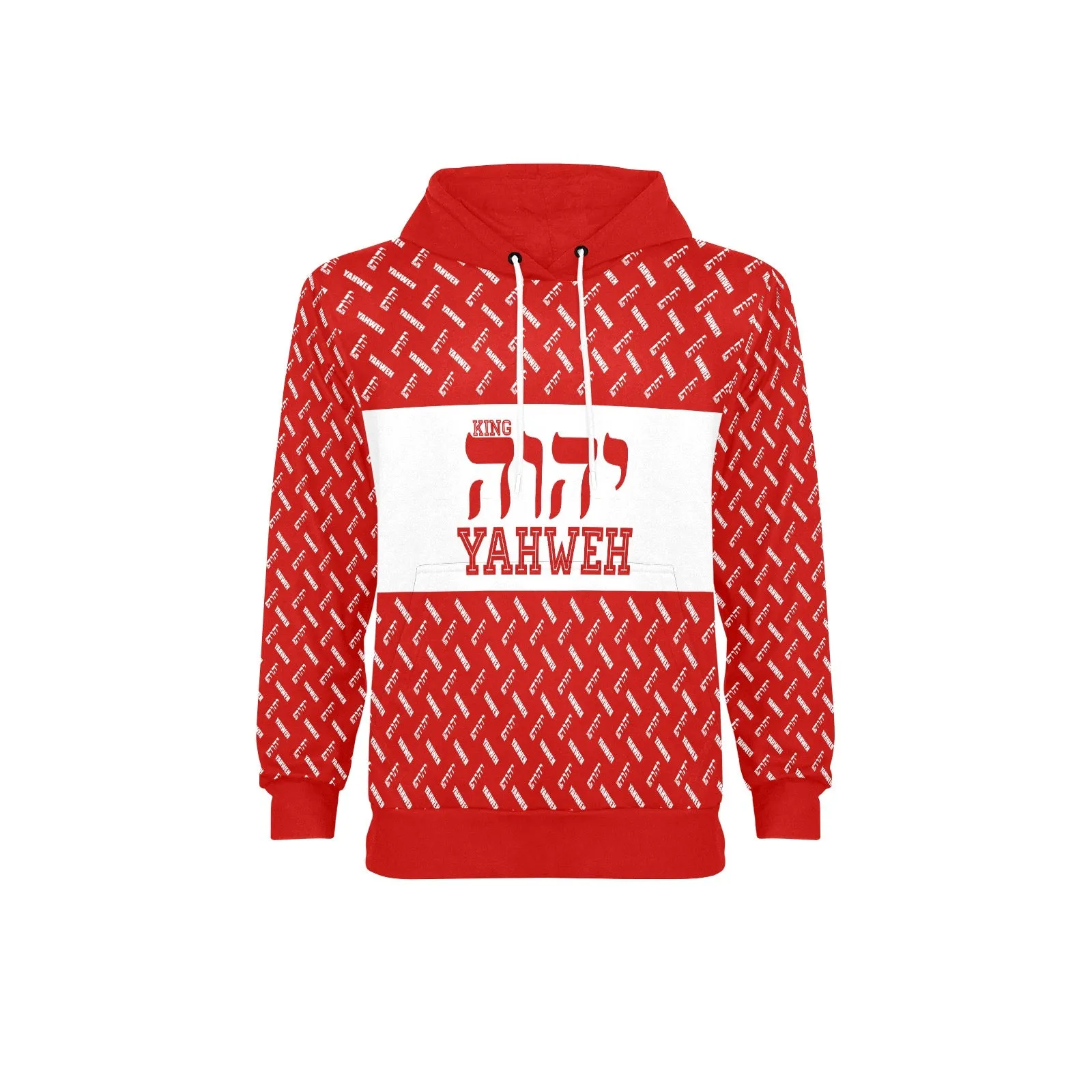 King YAHWEH Swag Men's Long Sleeve Fleece Hoodie
