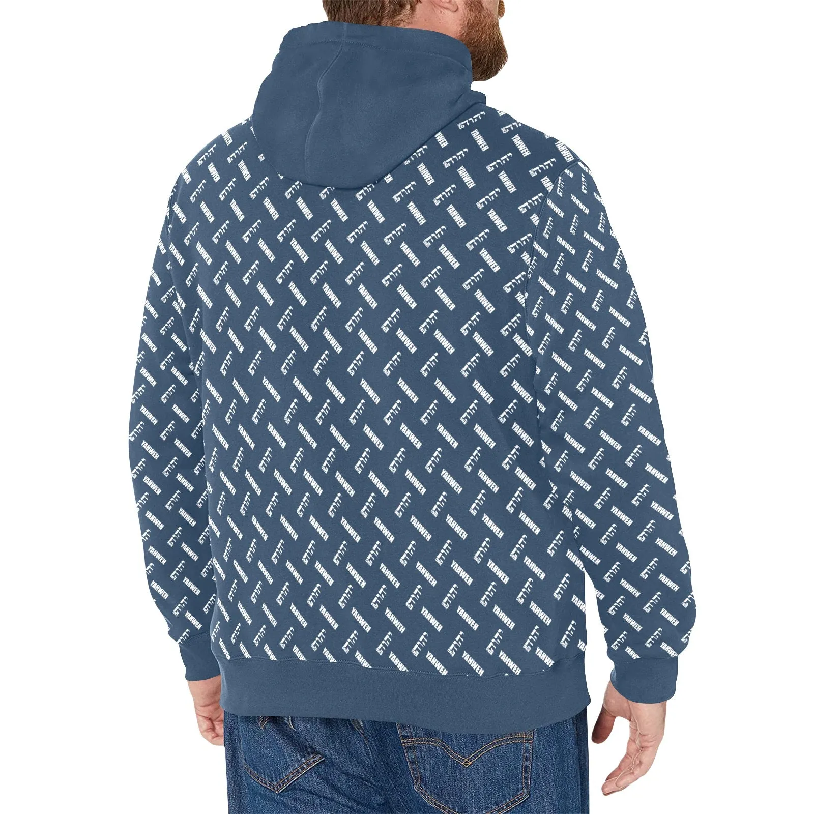 King YAHWEH Swag Men's Long Sleeve Fleece Hoodie