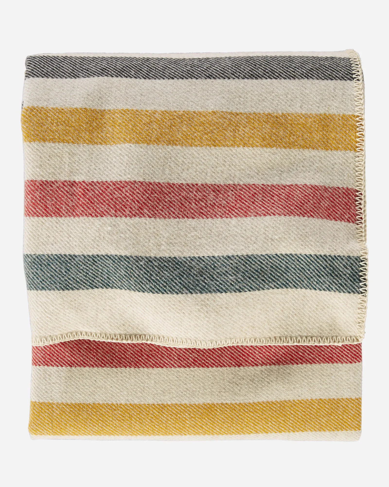 Pendleton ECO-WISE WOOL PLAID/STRIPE BLANKET
