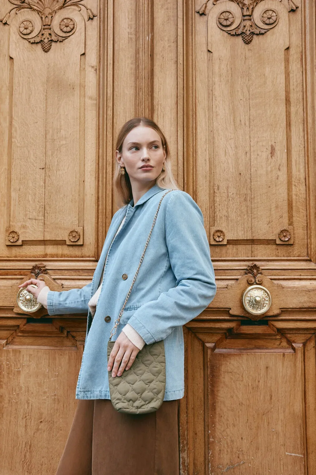 PEPI DENIM BLAZER - DENIM