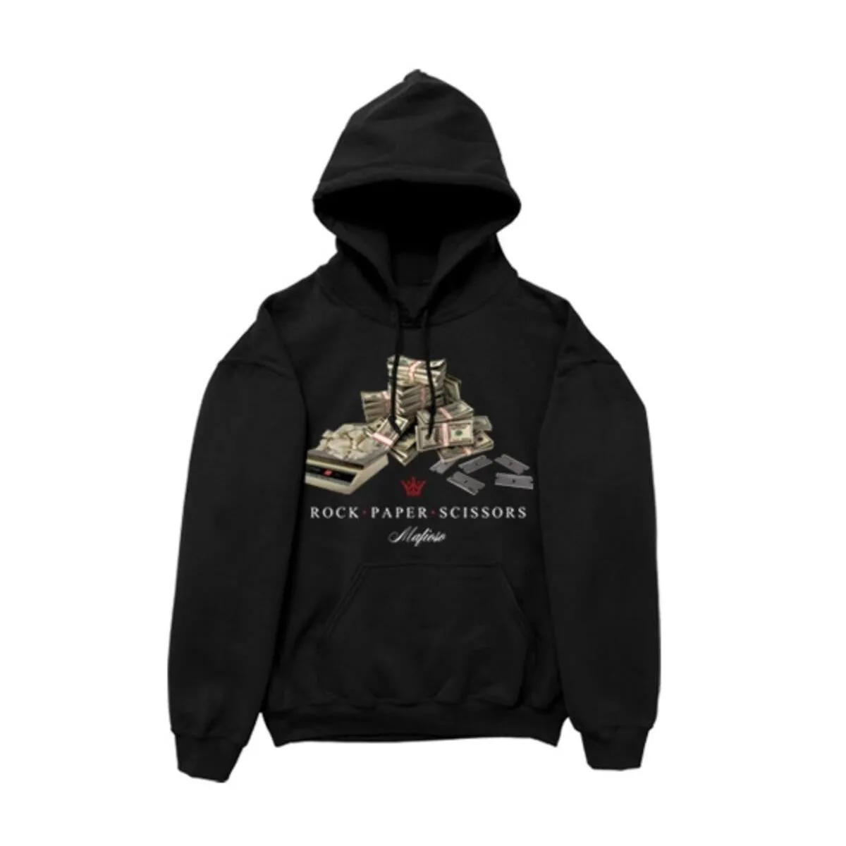 Rock Paper Scissors Mens Hoodie