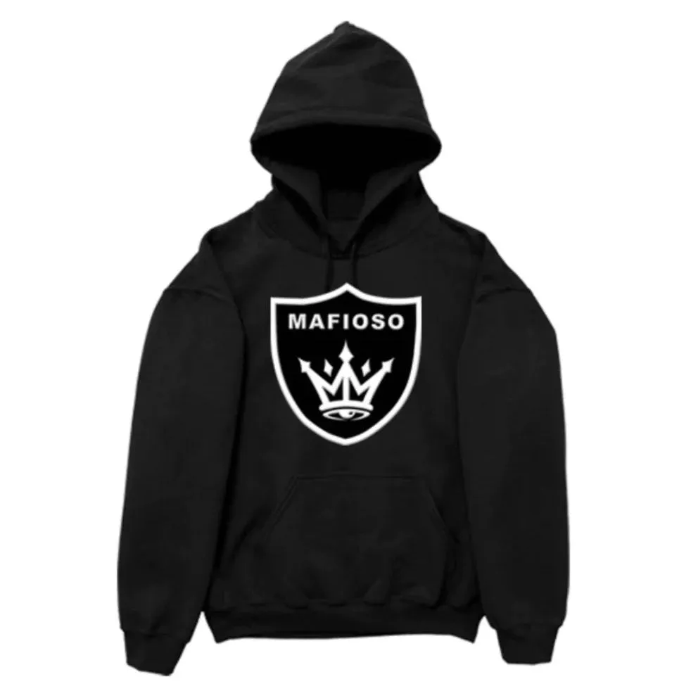 Shield Black Mens Hoodie