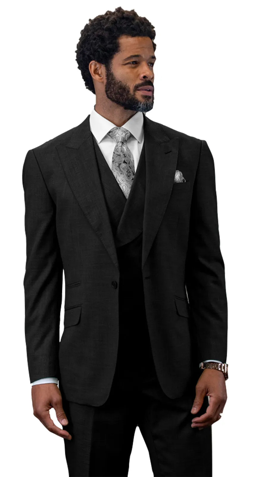 Statement  RIMA-BLK Mens Suit
