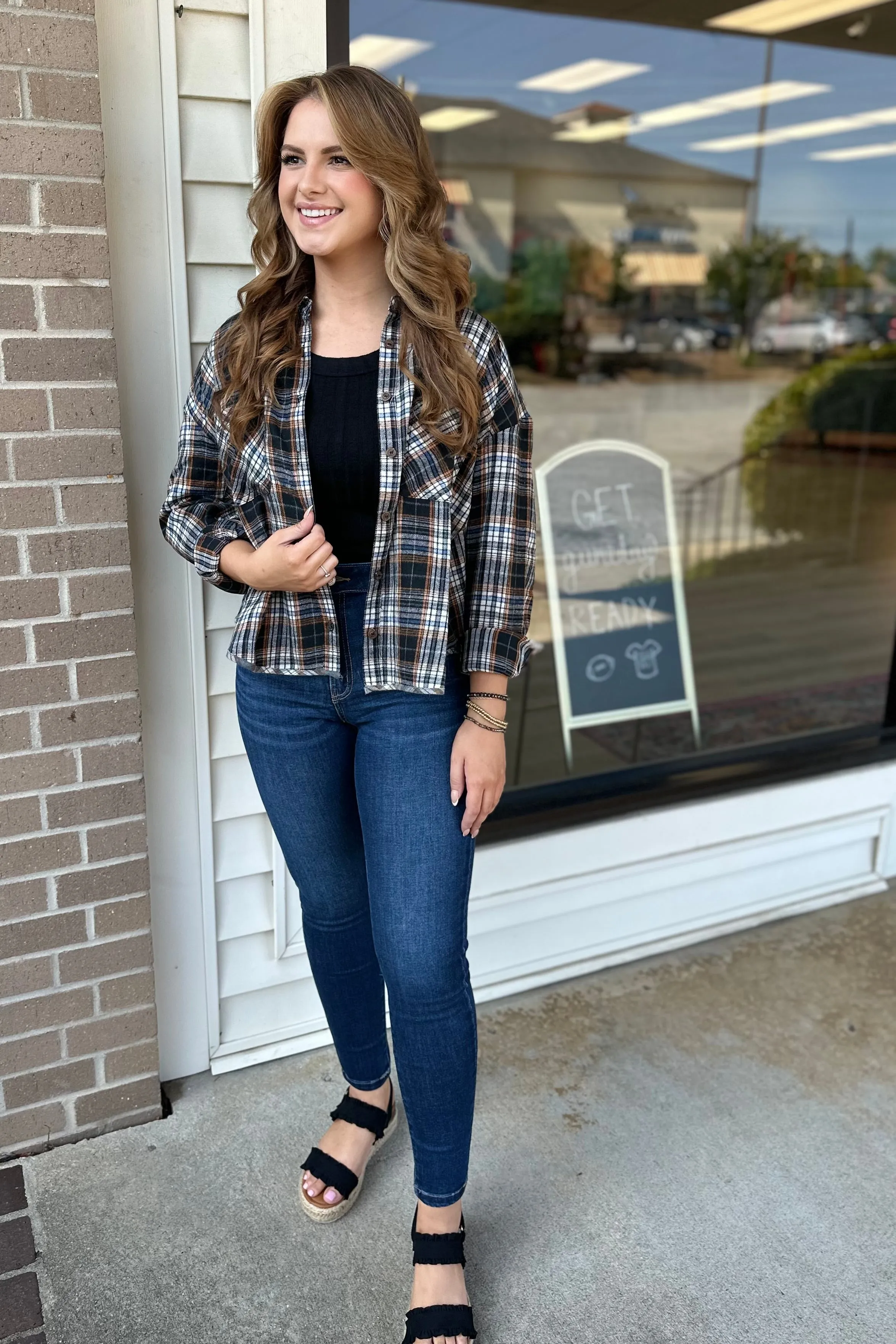 SUTTON Plaid Flannel Button Down