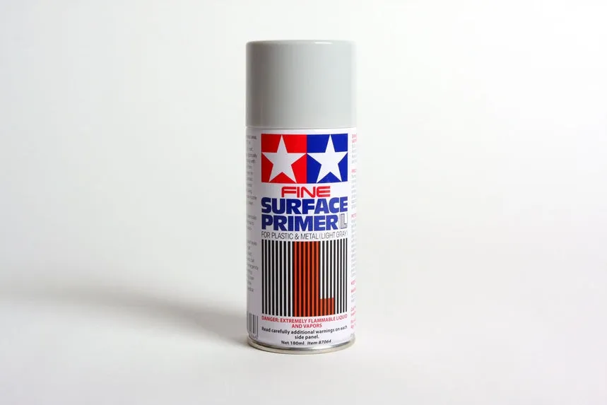 Tamiya Fine Surface Primer (L) Light Gray 87064